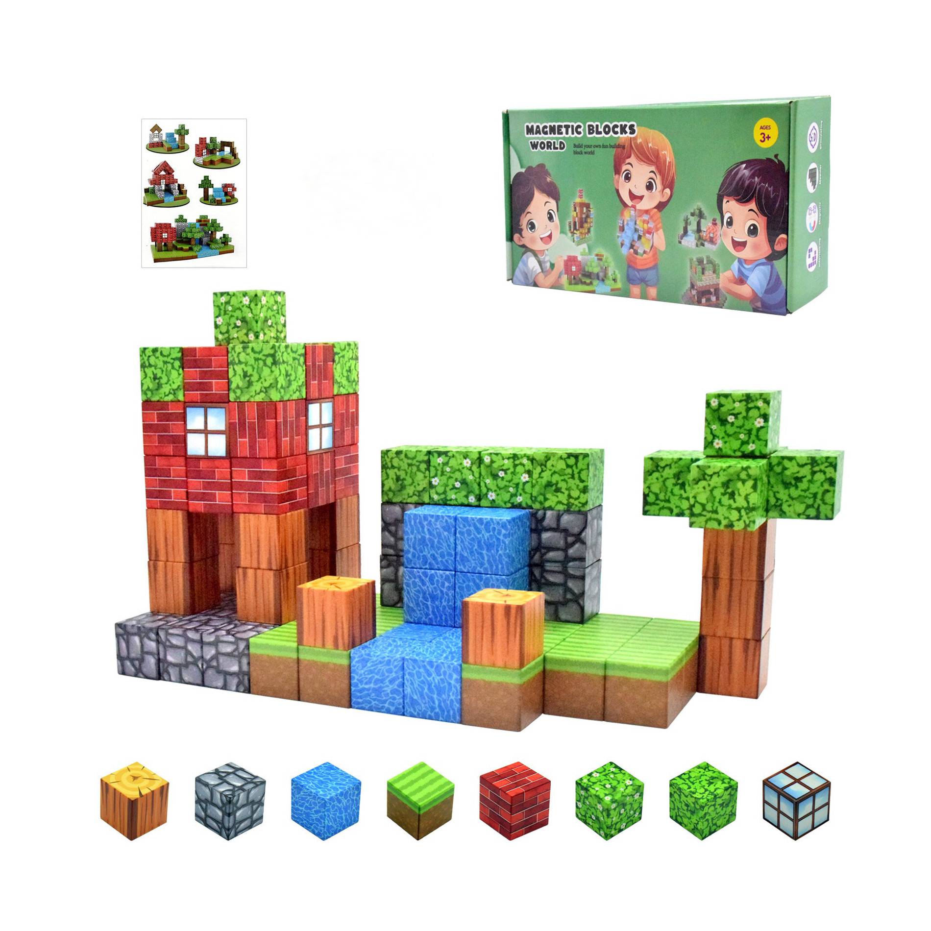 Bloques de construcción magnéticos para niños – Montessori Lernwelt