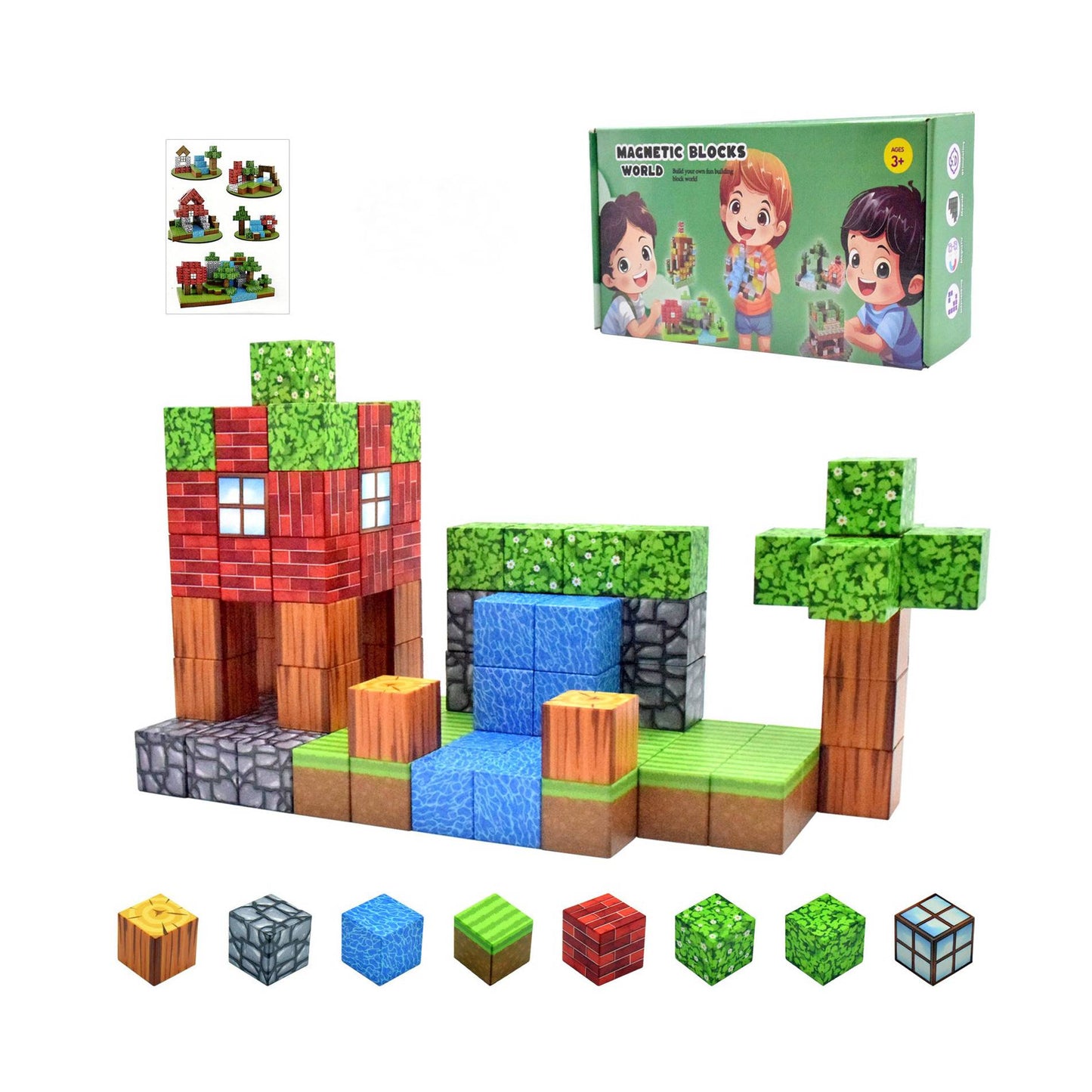 Bloques de construcción magnéticos para niños