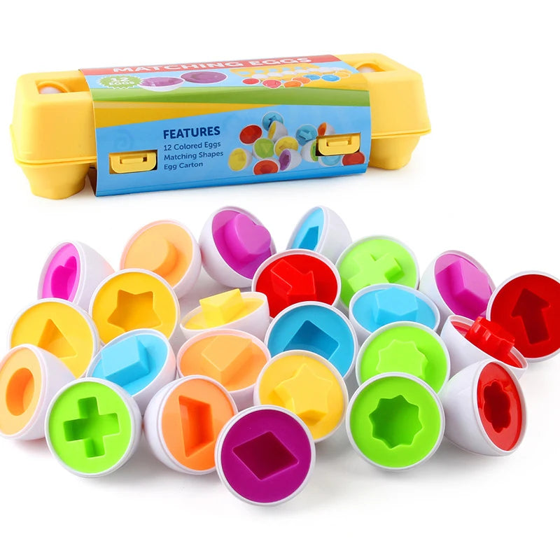 Montessori Egg Toy for Babies from 1 Year
