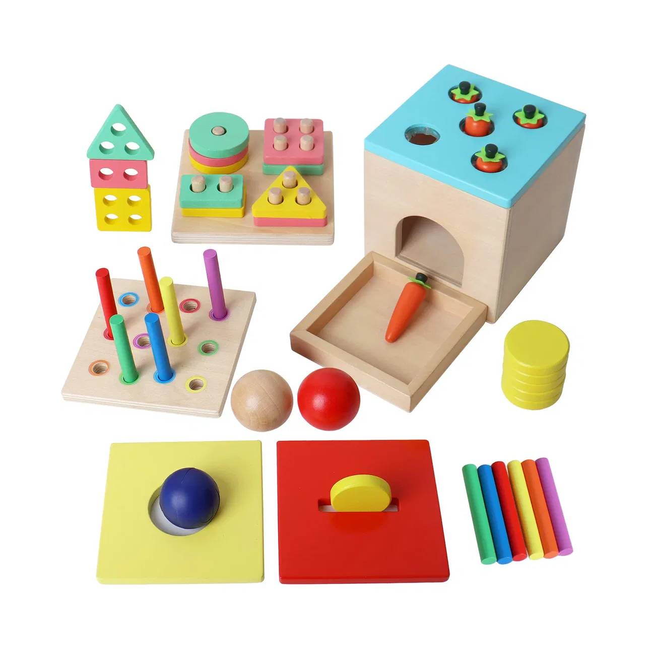 5-in-1 Montessori Motorikwürfel
