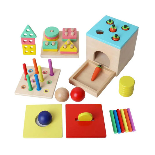 5-in-1 Montessori Motor Skills Cube