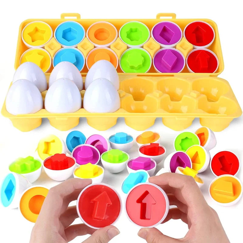 Montessori Egg Toy for Babies from 1 Year