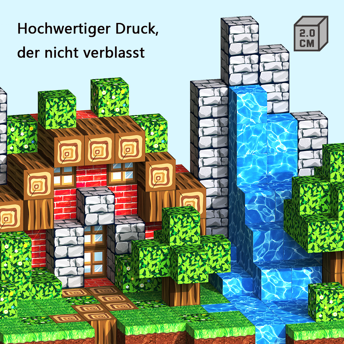 Bloques de construcción magnéticos Montessori