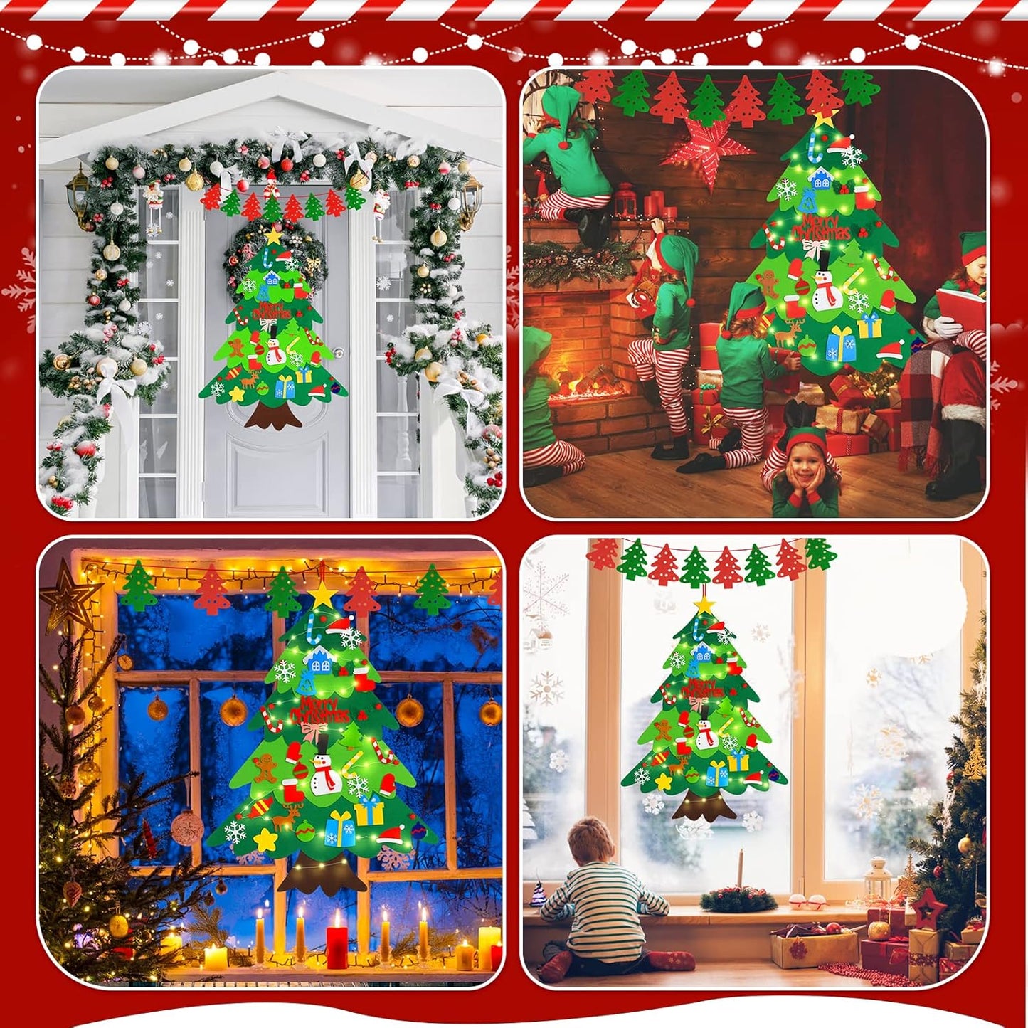 DIY Felt Christmas Tree – Interactive Decoration Set