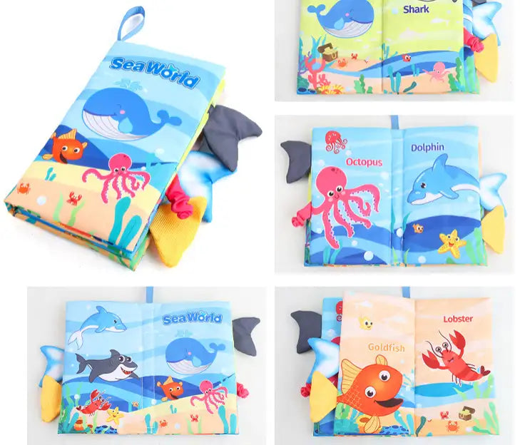 Montessori Baby Fabric Books - Sensory Toy