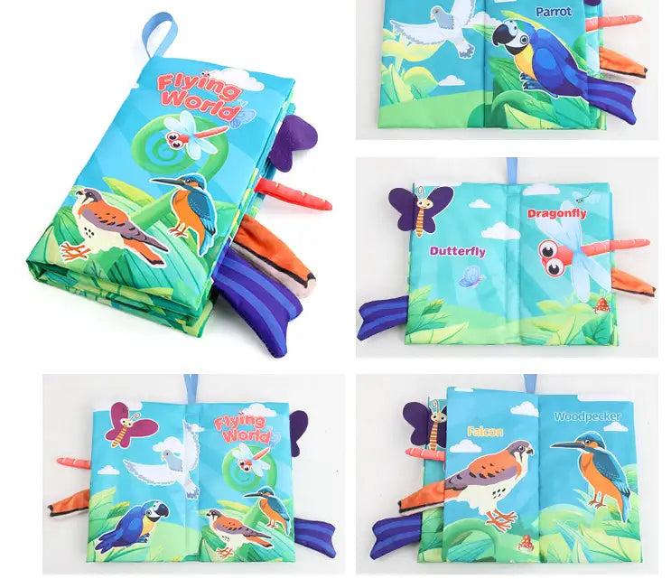 Montessori Baby Fabric Books - Sensory Toy