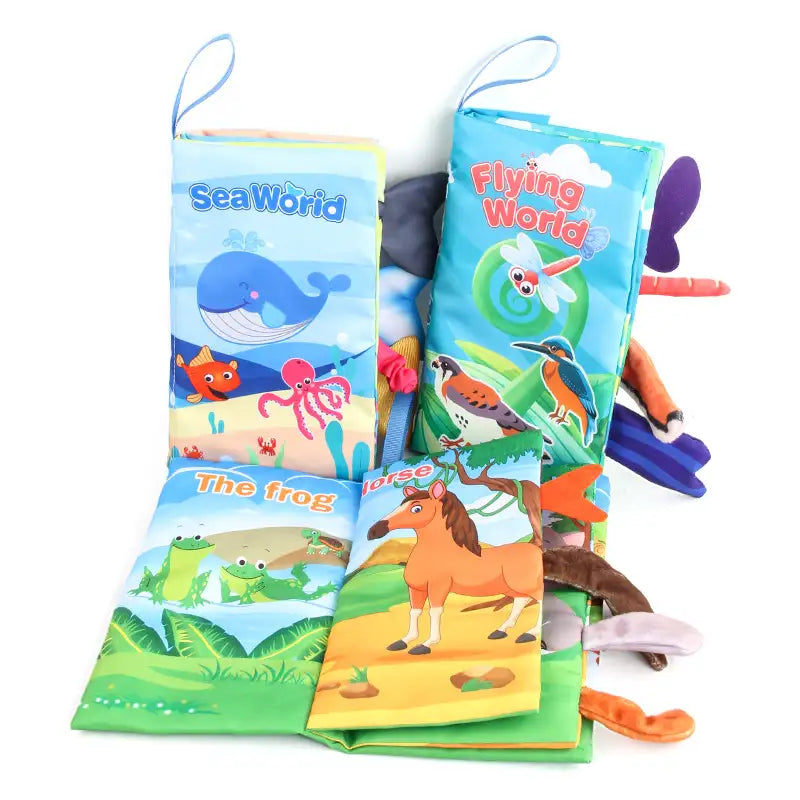 Montessori Baby Fabric Books - Sensory Toy