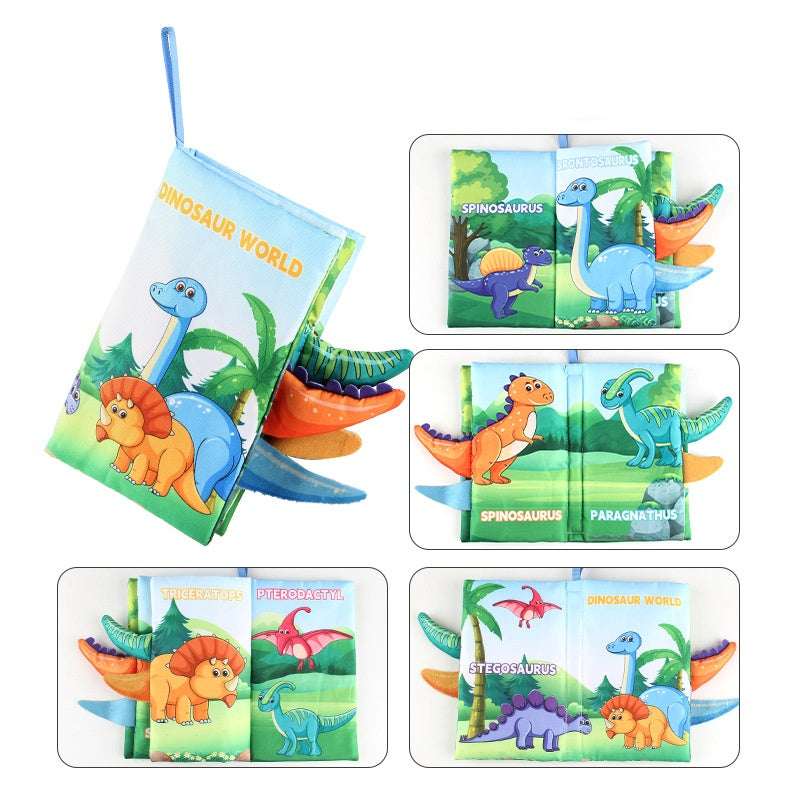 Livres en tissu Montessori pour bébés - Jouets sensoriels