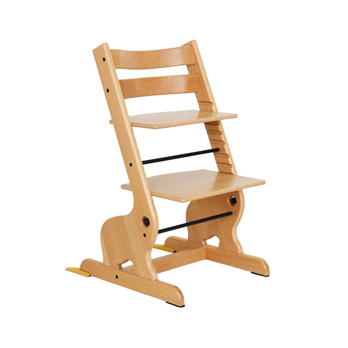 Montessori Hochstuhl aus Buchenholz – Kinderstuhl mit Tablett