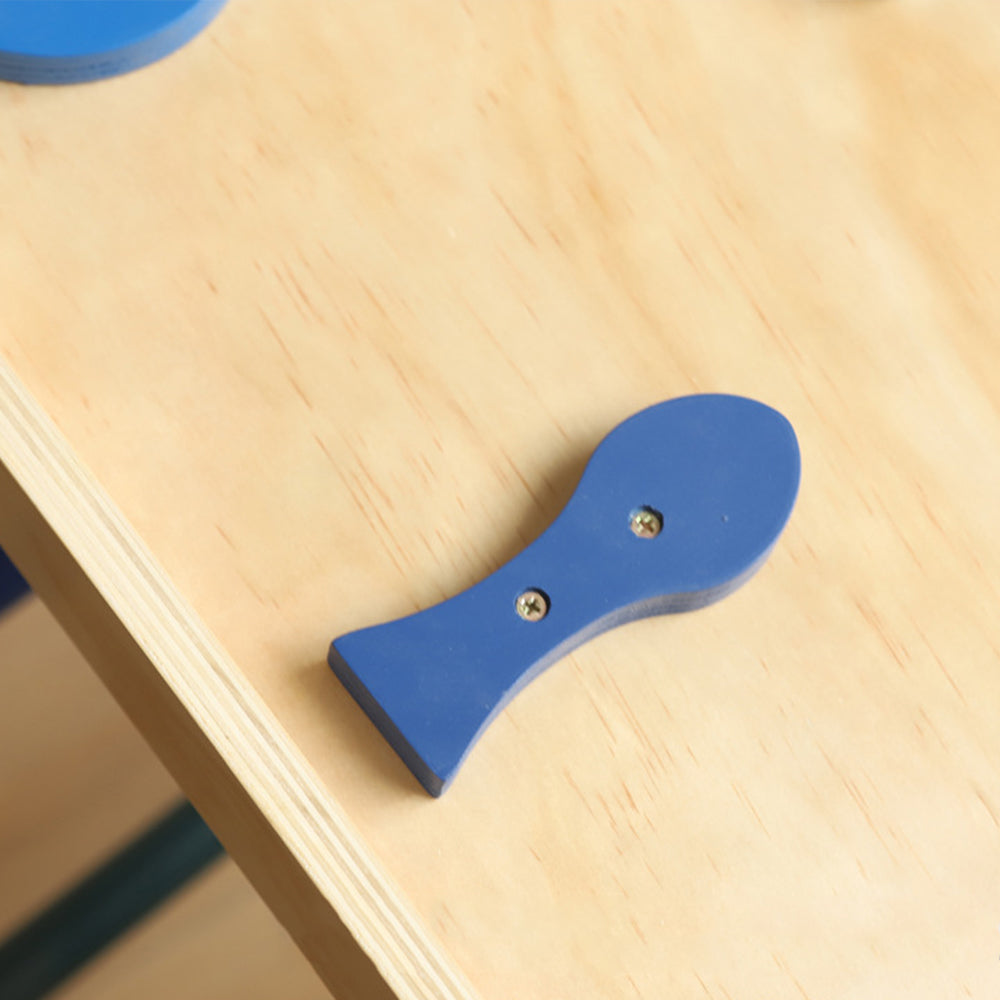 Holz-Kletterdreieck-Spielset mit klappbarer Struktur, Rutschrampe und Schaukelbogen