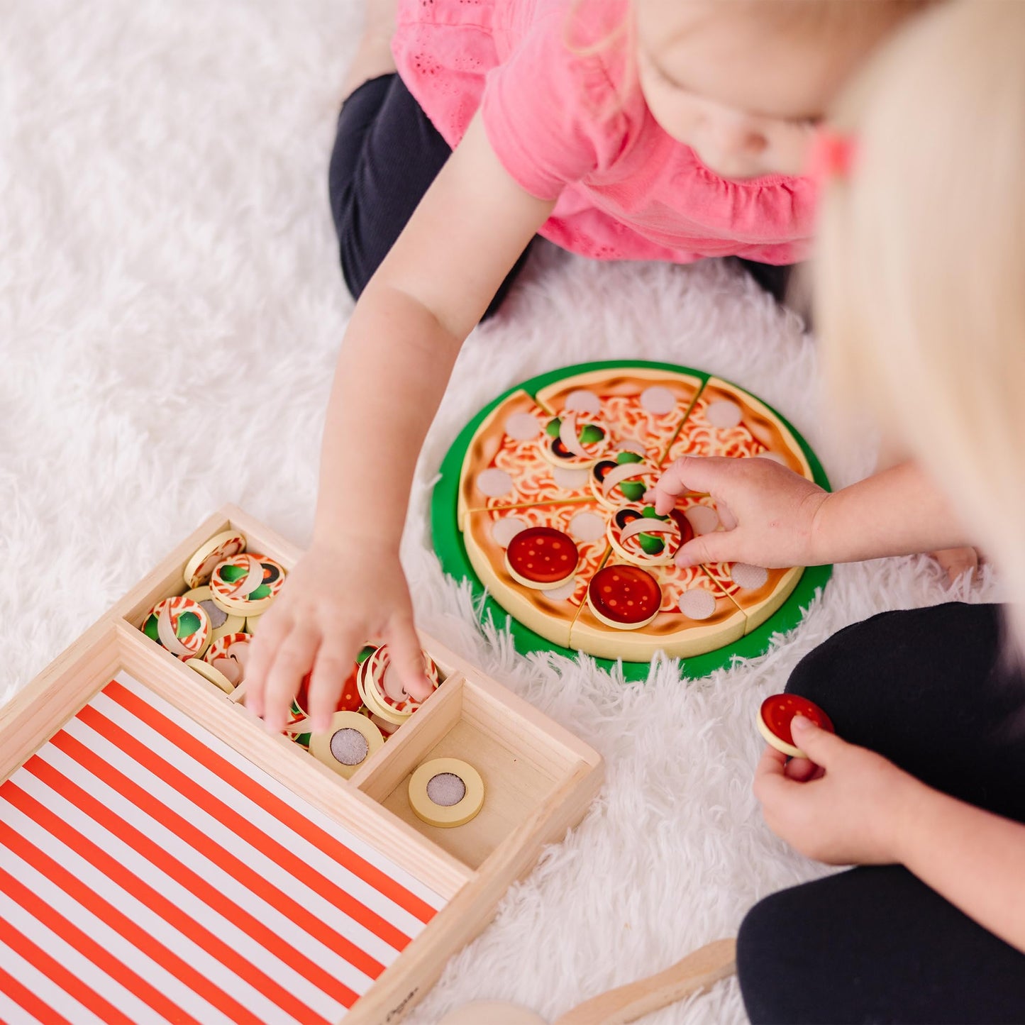 Premium Wood Pizza Set – 54-piece Kitchen Accessories (Velcro)