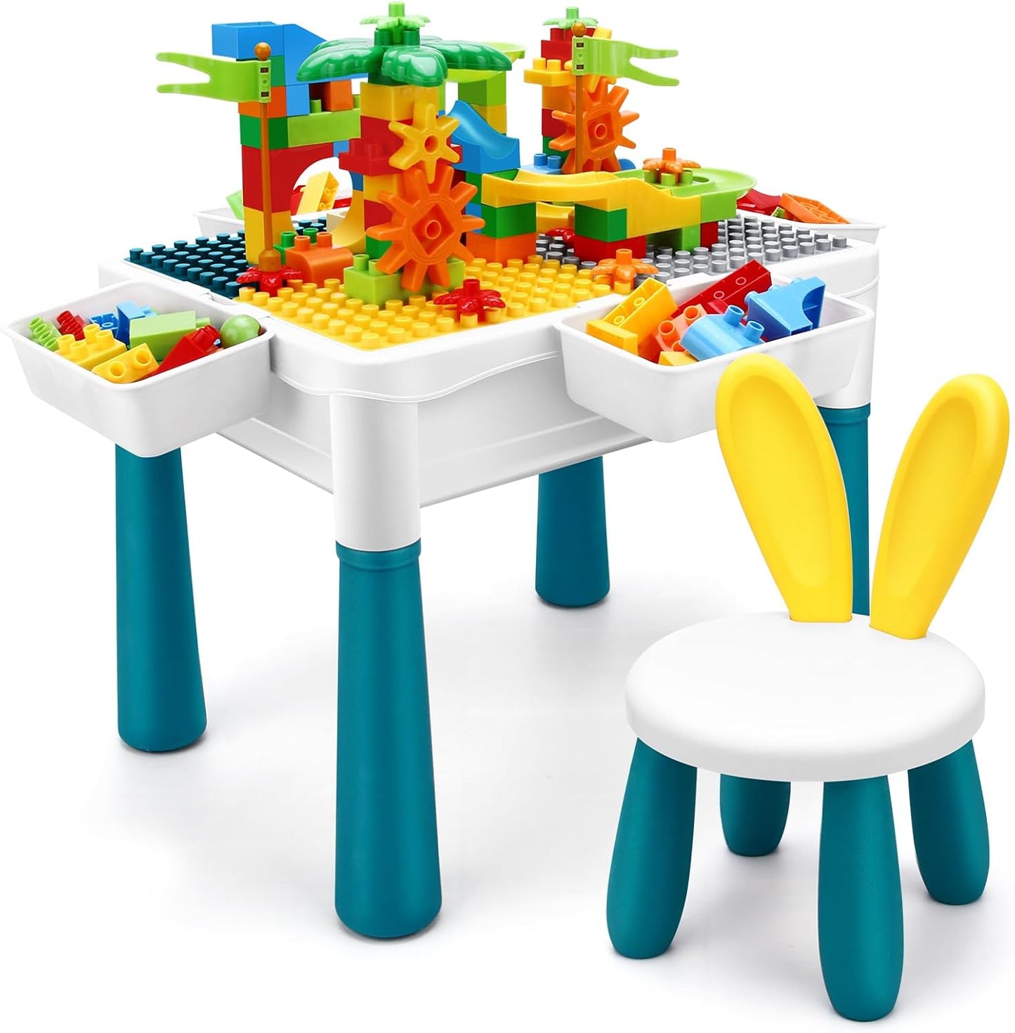 5-in-1 Multifunktionaler Spieltisch für Kinder – Kreativität und Ordnung im Kinderzimmer
