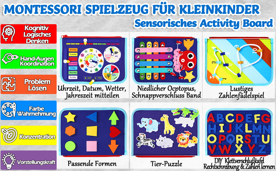 Tableau d'activités Montessori