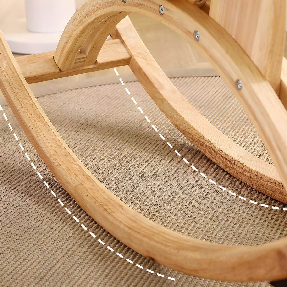 Montessori Wooden Rocking Horse – Safe Rocking Toy Made of Solid Wood for Toddlers