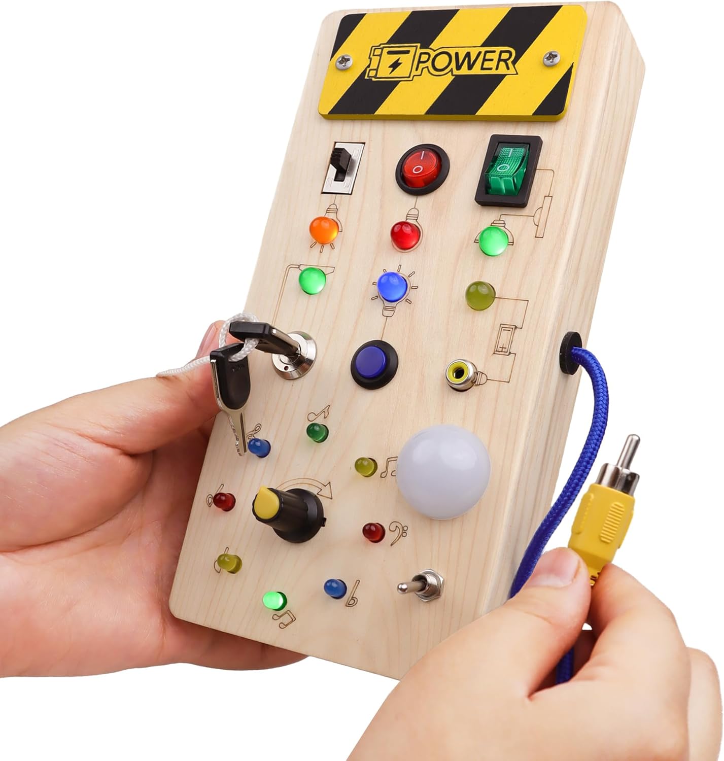Montessori Busy Board Switch Board – Ideal for on the go