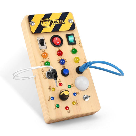 Montessori drukbord bedieningspaneel – ideaal voor onderweg