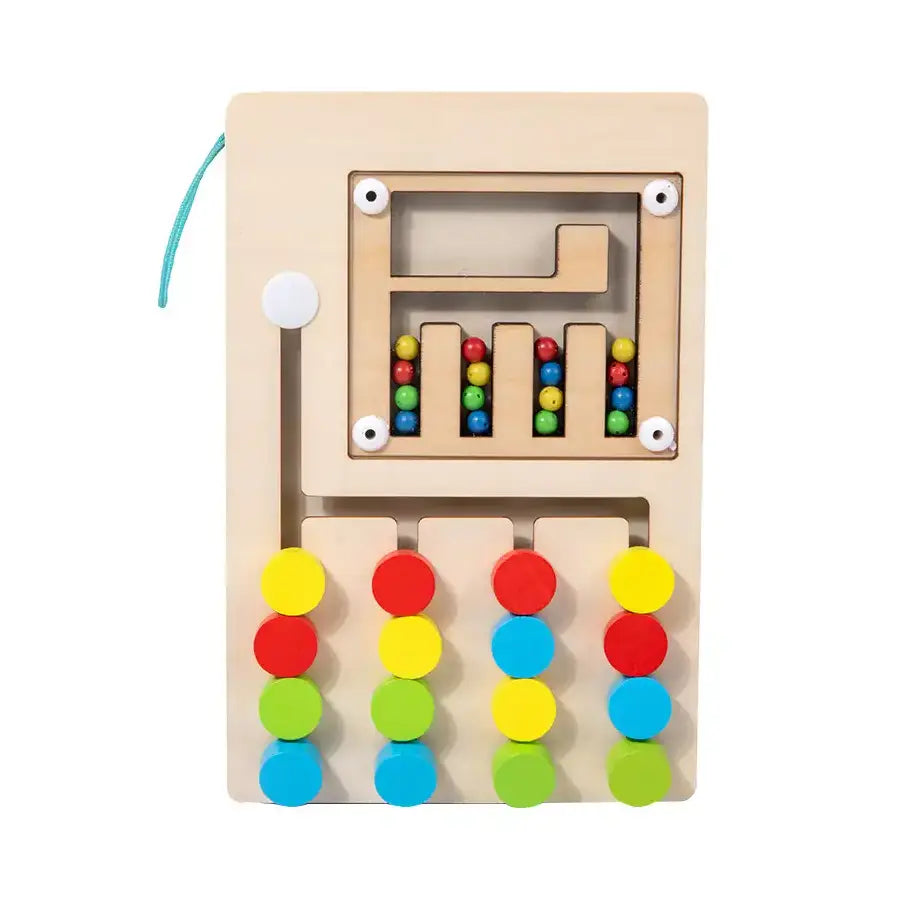Montessori Wooden Toy Learning Games Labyrinth