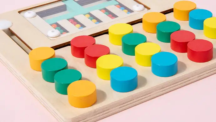 Montessori Wooden Toy Learning Games Labyrinth