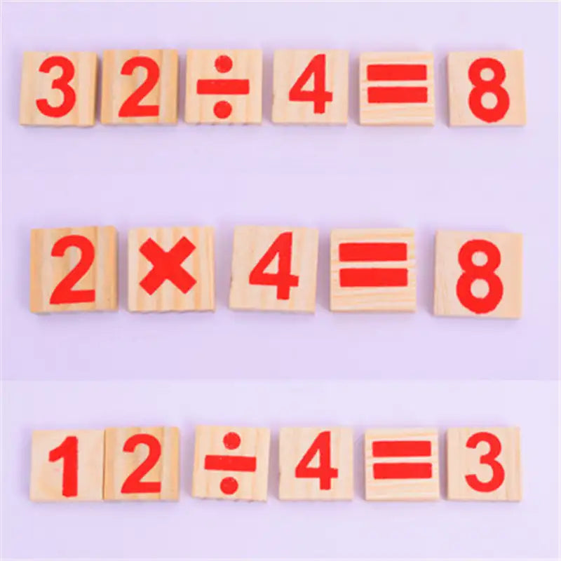 Montessori Math Toy – Numbers and Sticks