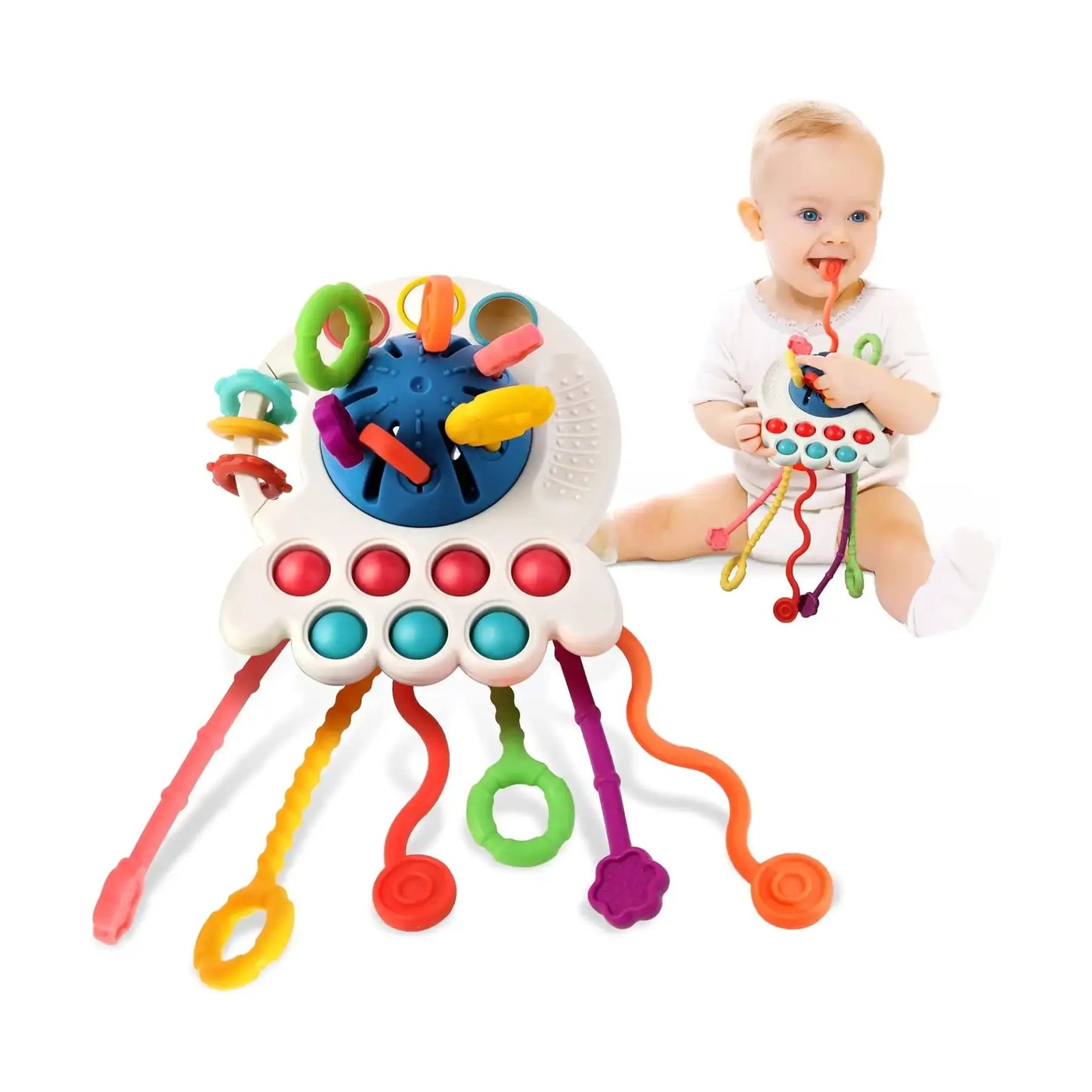 Montessori Pull String Toy BPA-Free