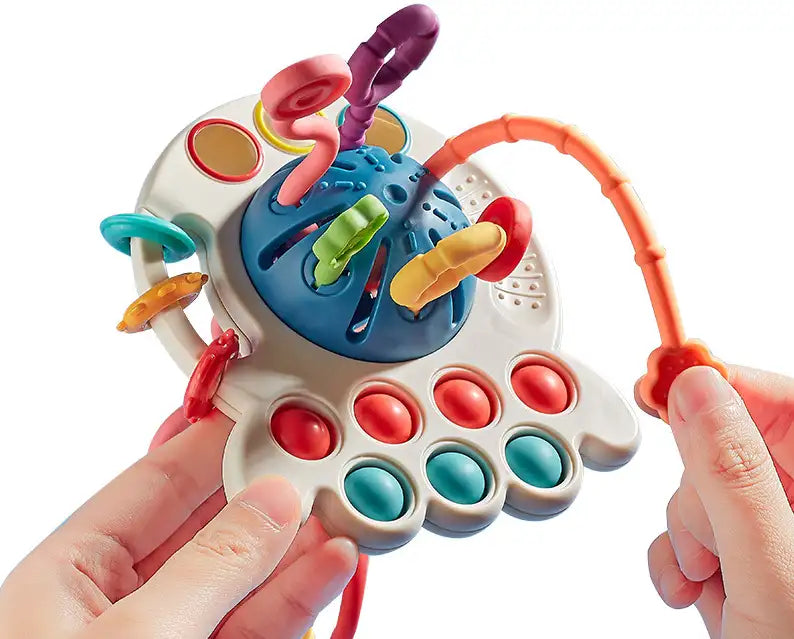 Montessori Pull String Toy BPA-Free