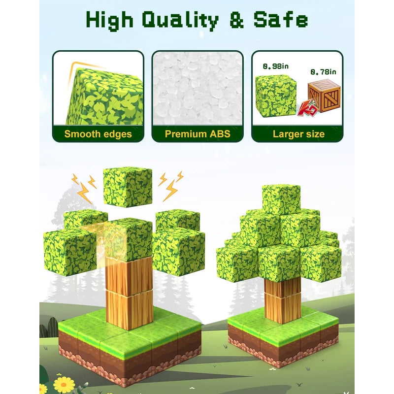 Bloques de construcción magnéticos Montessori