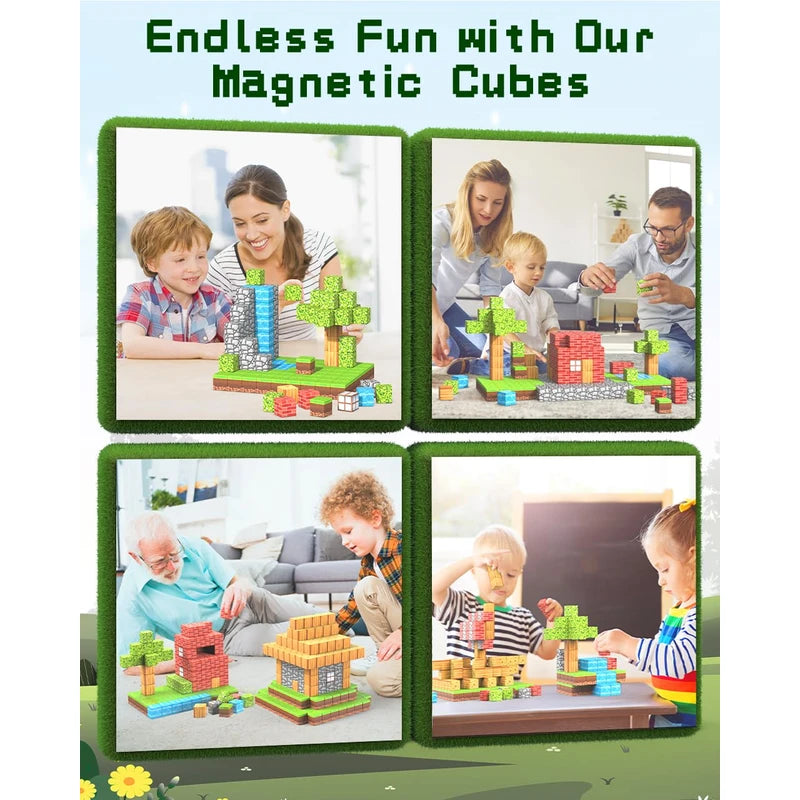 Bloques de construcción magnéticos Montessori