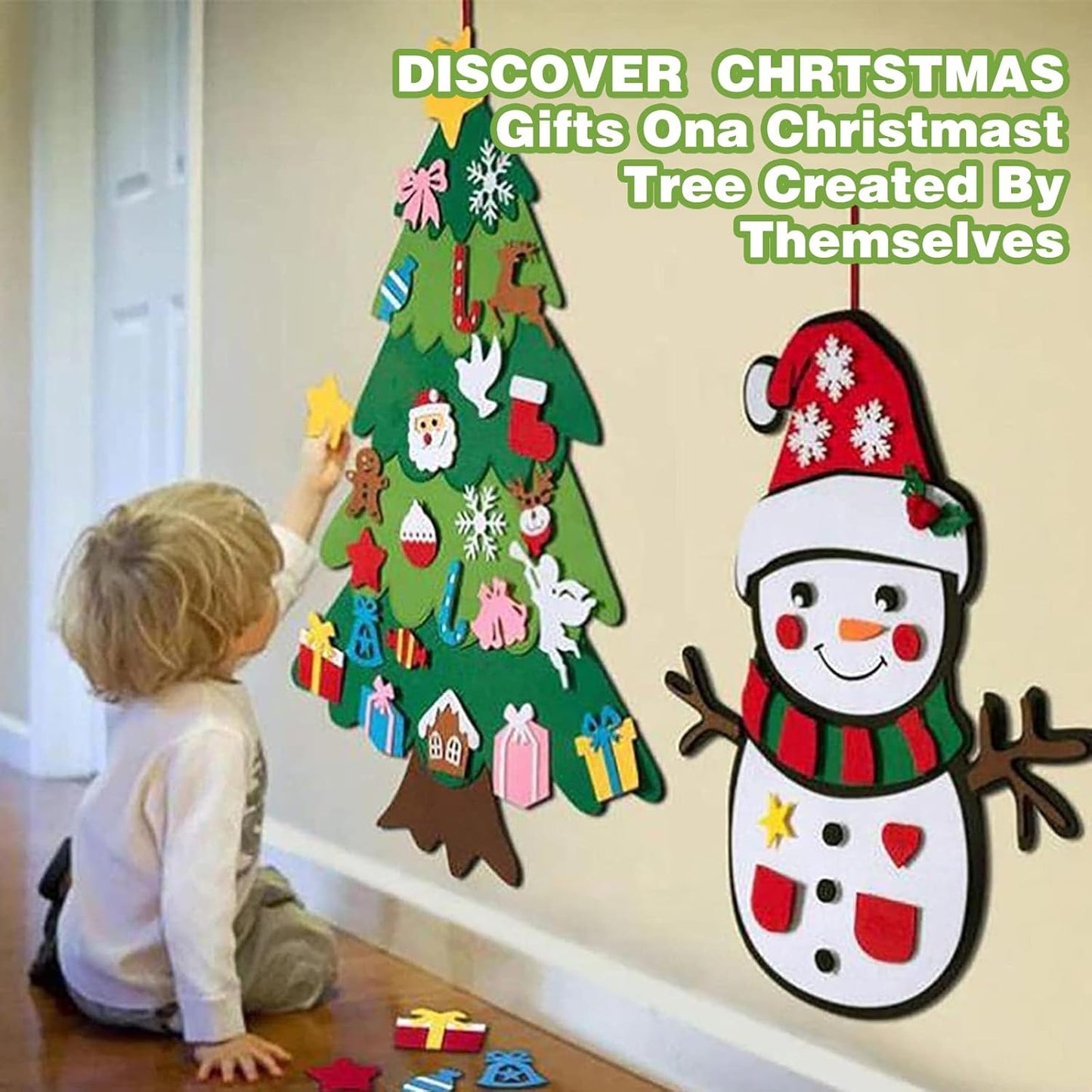 DIY Felt Christmas Tree – Interactive Decoration Set