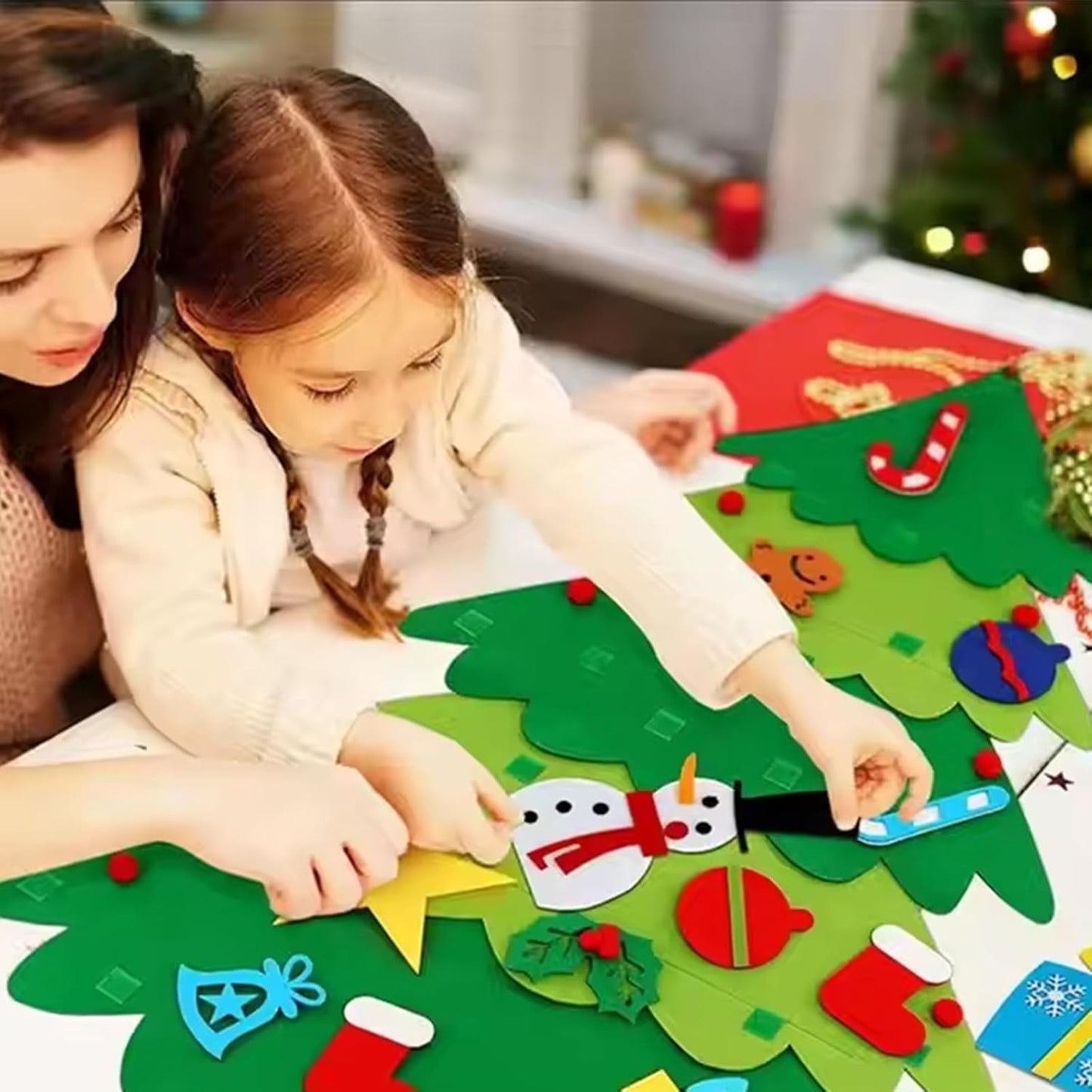 DIY Felt Christmas Tree – Interactive Decoration Set