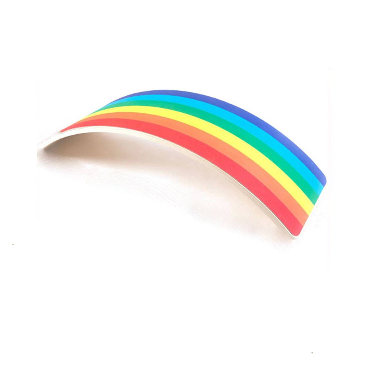 Holz-Balance-Brett für Kinder im Regenbogen-Design