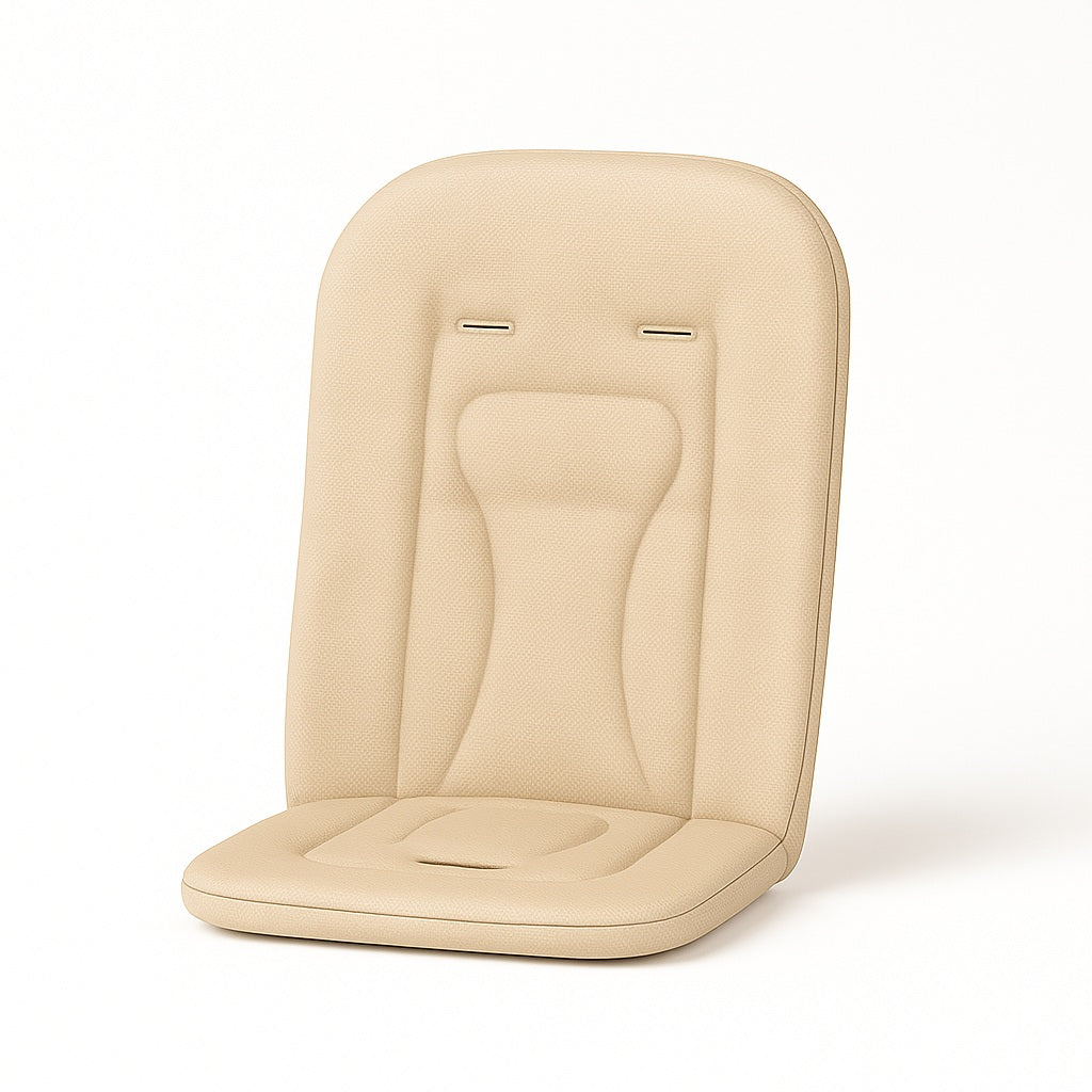 Sitzkissen und Rückenpolster für Montessori Hochstuhl in Beige