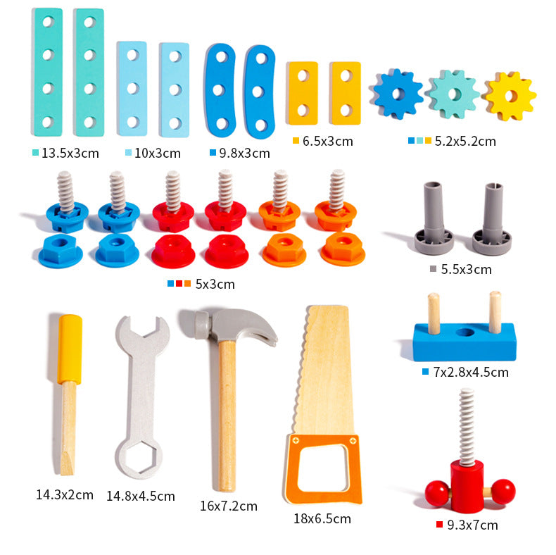Kind spielt mit einer Holz-Frühpädagogik-Simulation Lockpicking Toolbox, ideal zur Förderung von Intelligenz und motorischen Fähigkeiten.