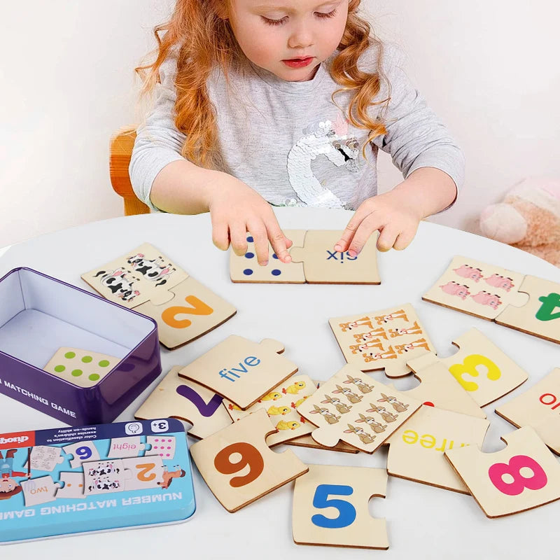 Wood Math Montessori Toy