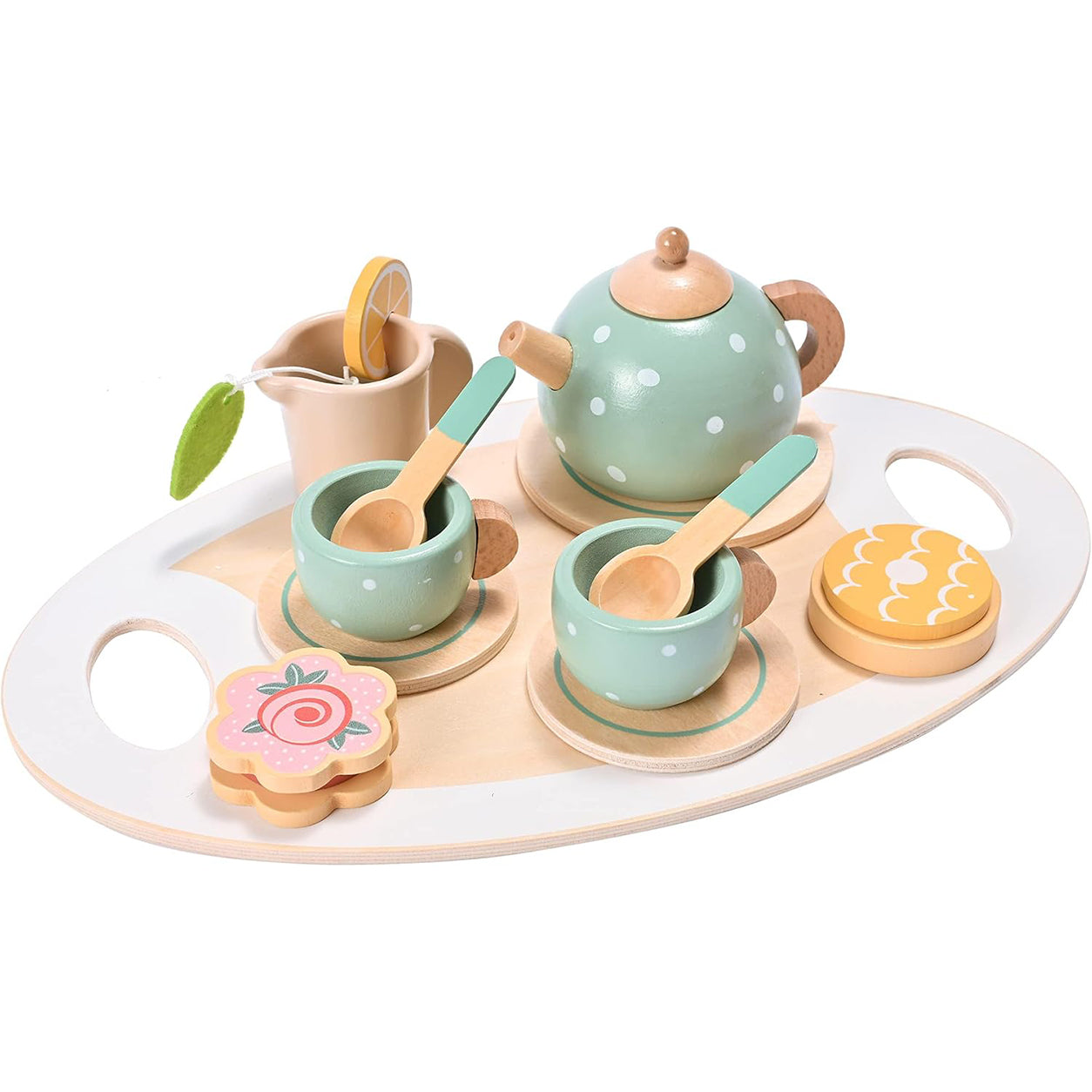 Montessori Wooden Tea Set for Kids – Pretend Play Kitchen Toy – Montessori Lernwelt