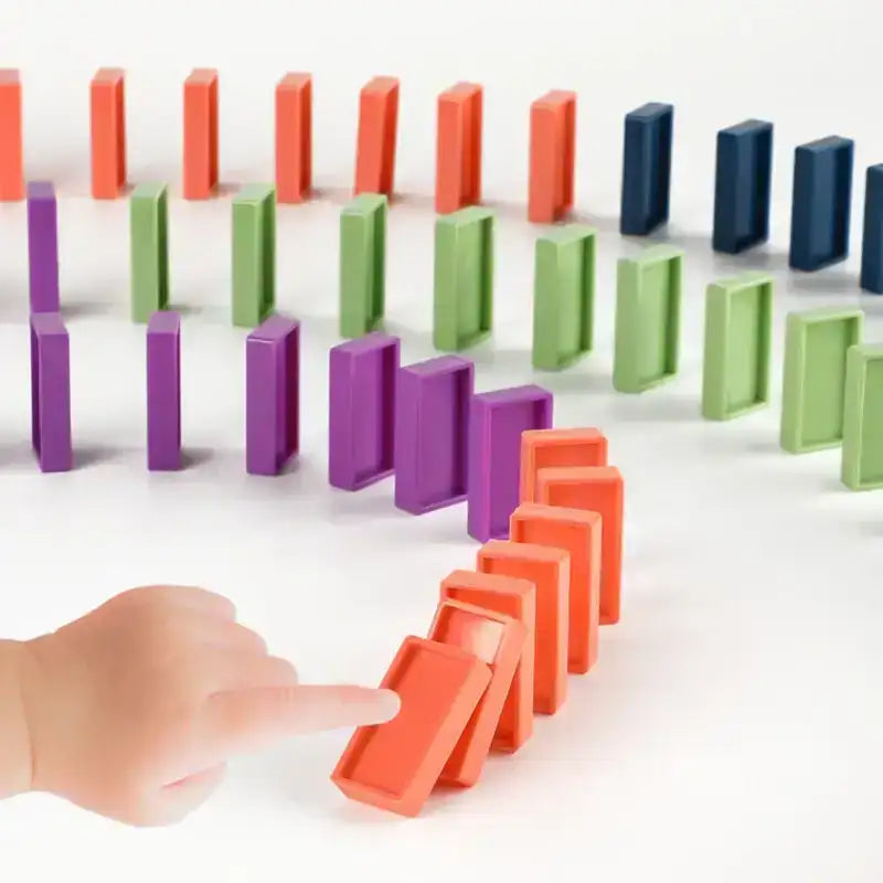 Montessori Automatic Domino Pull Set