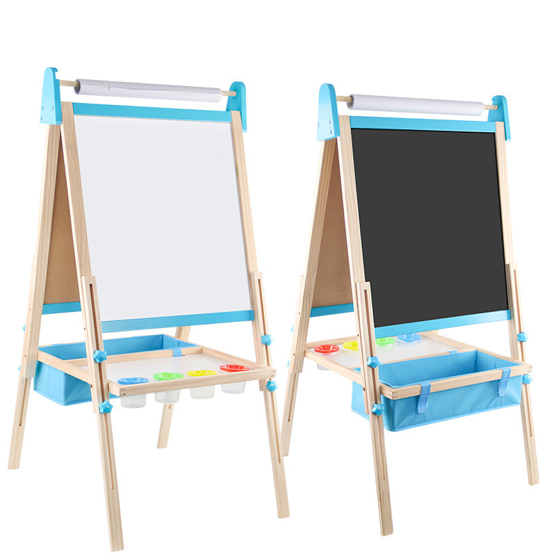 Kinder Staffelei Aus Holz Doppelseitig – Whiteboard & Kreidetafel, Höhenverstellbar 95–125 Cm, Faltbar, Mit 100 Teilen, Für Kinder Ab 3 Jahren Kinder Staffelei Aus Holz Doppelseitig – Whiteboard & Kreidetafel, Höhenverstellbar 95–125 Cm, Faltbar, Mit 100 Teilen, Für Kinder Ab 3 Jahren