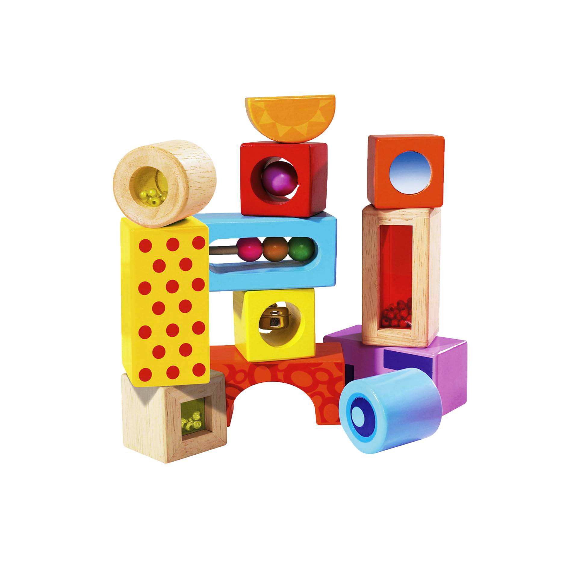 Montessori Klangbausteine aus Holz – Montessori Sensorik Spielzeug ab 1
