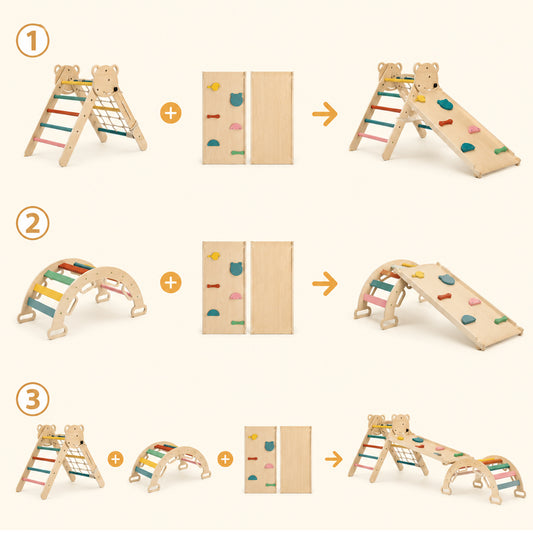 8-in-1 Montessori Climbing Set