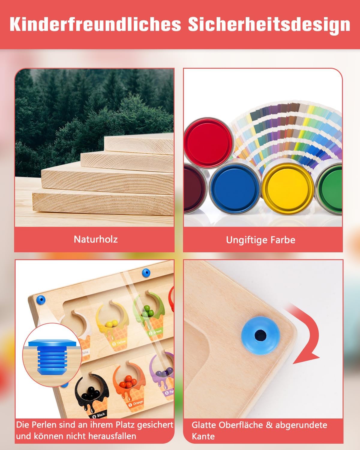 2 in 1 Montessori Magnetic Game Labyrinth