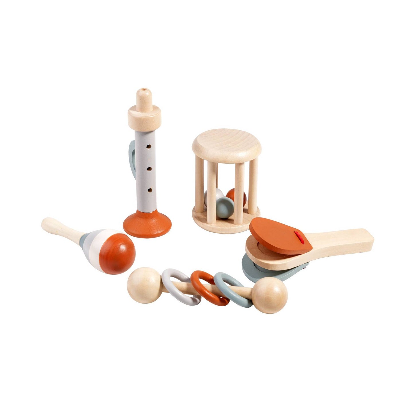 Montessori Musical Instruments Wooden Set (5-piece) – Sensory
