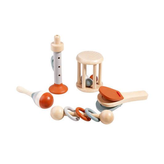 Juego de instrumentos musicales de madera Montessori