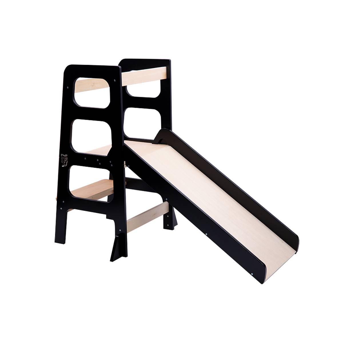 3-in-1 Lernturm mit Rutsche und Tischfunktion