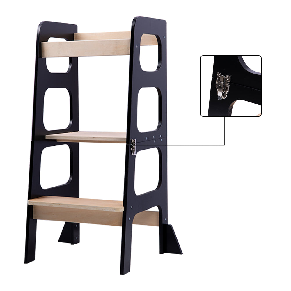 3-in-1 Lernturm mit Rutsche und Tischfunktion