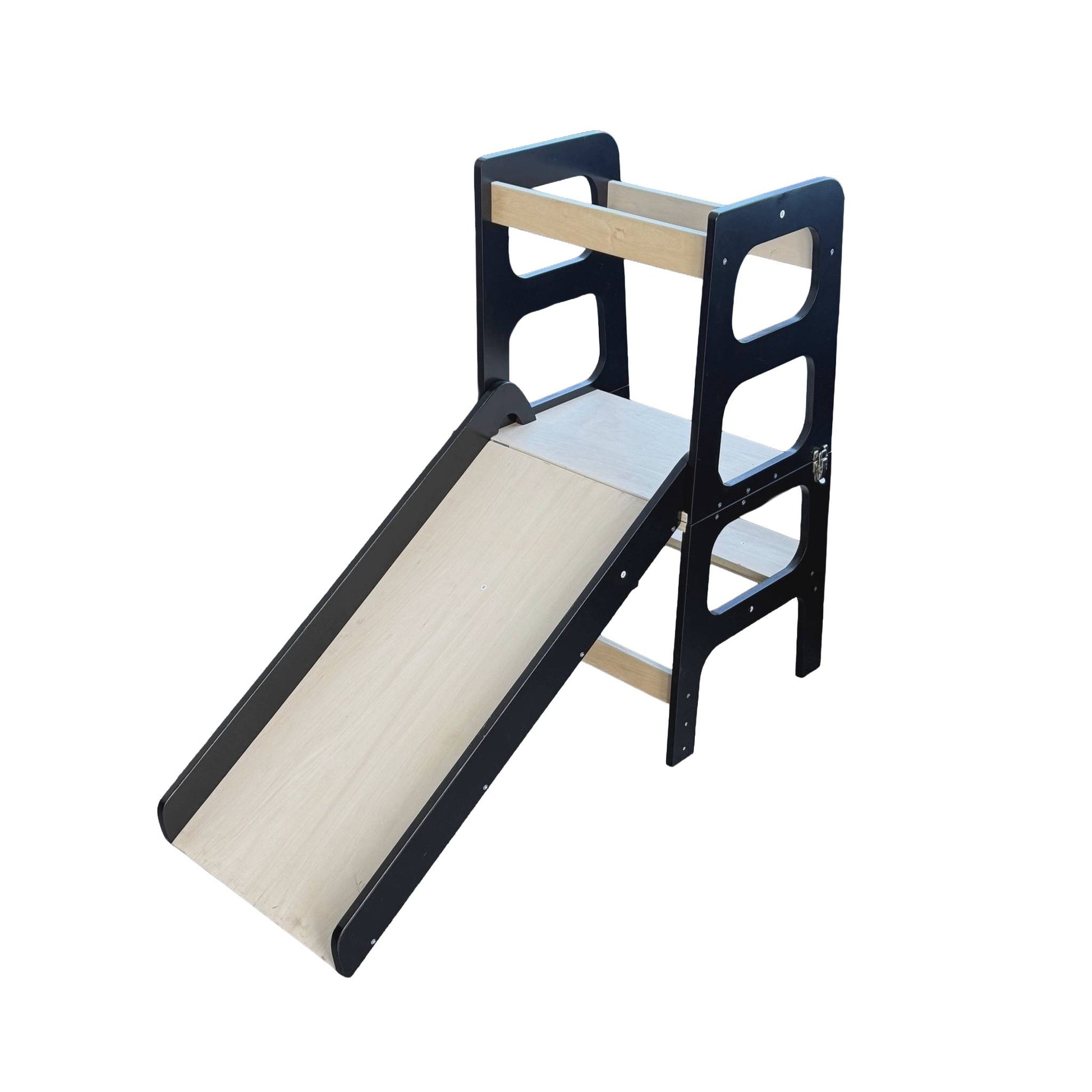 3-in-1 Lernturm mit Rutsche und Tischfunktion