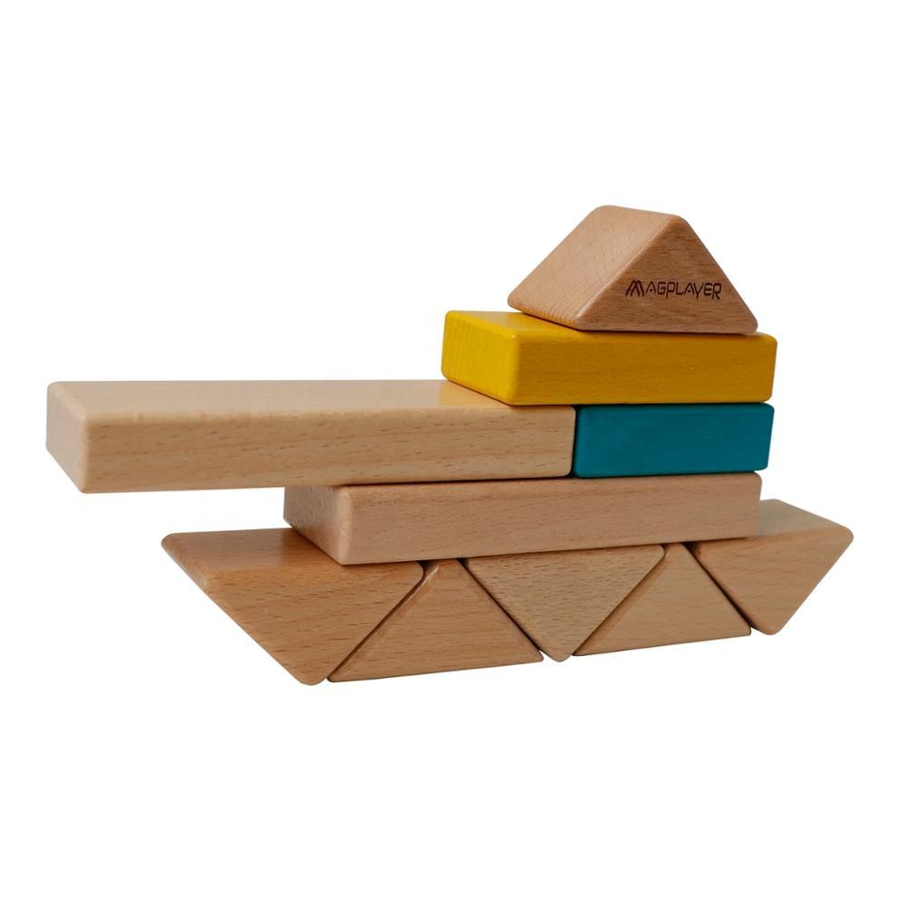 MontessoriLernwelt Montessori Holzbausteine pädagogisches Spielzeug ab 2 Jahren