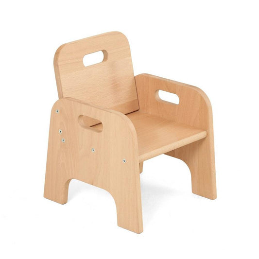Kinderstuhl aus Holz ab 1 Jahr mit niedriger Sitzhöhe – montessorilernwelt Montessori Kinderstuhl