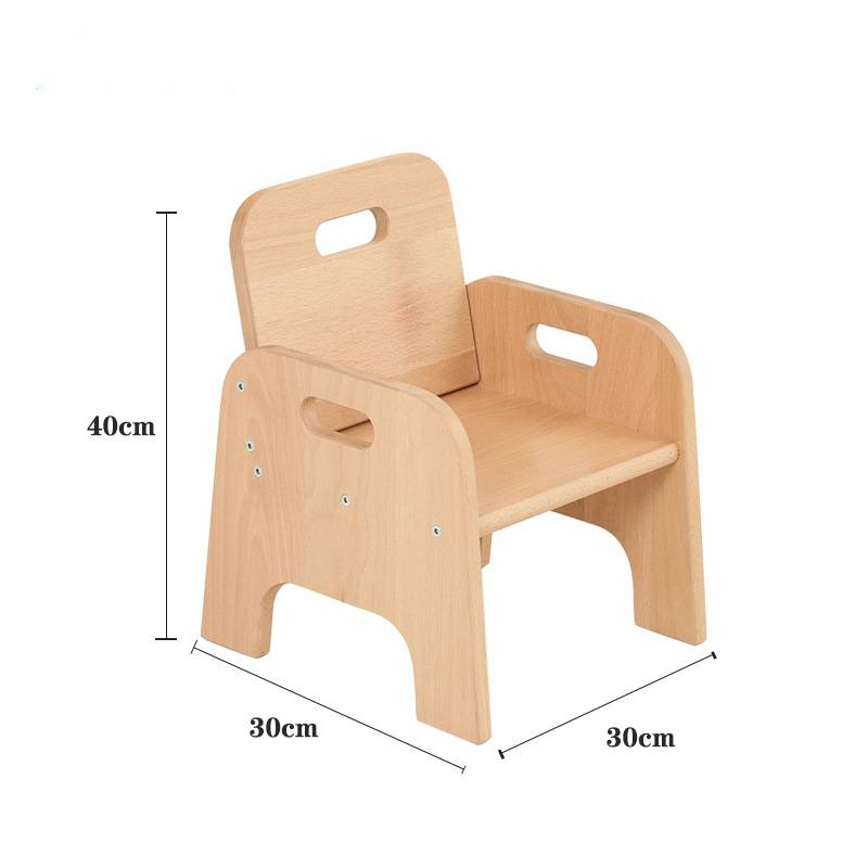 Kinderstuhl aus Holz ab 1 Jahr mit niedriger Sitzhöhe – montessorilernwelt Montessori Kinderstuhl