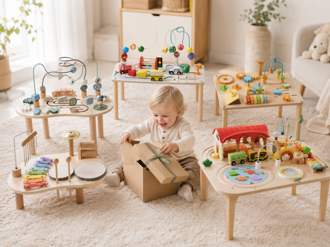 Spieltisch als Geschenk: 5 Themen, die Kleinkinder wirklich spannend finden