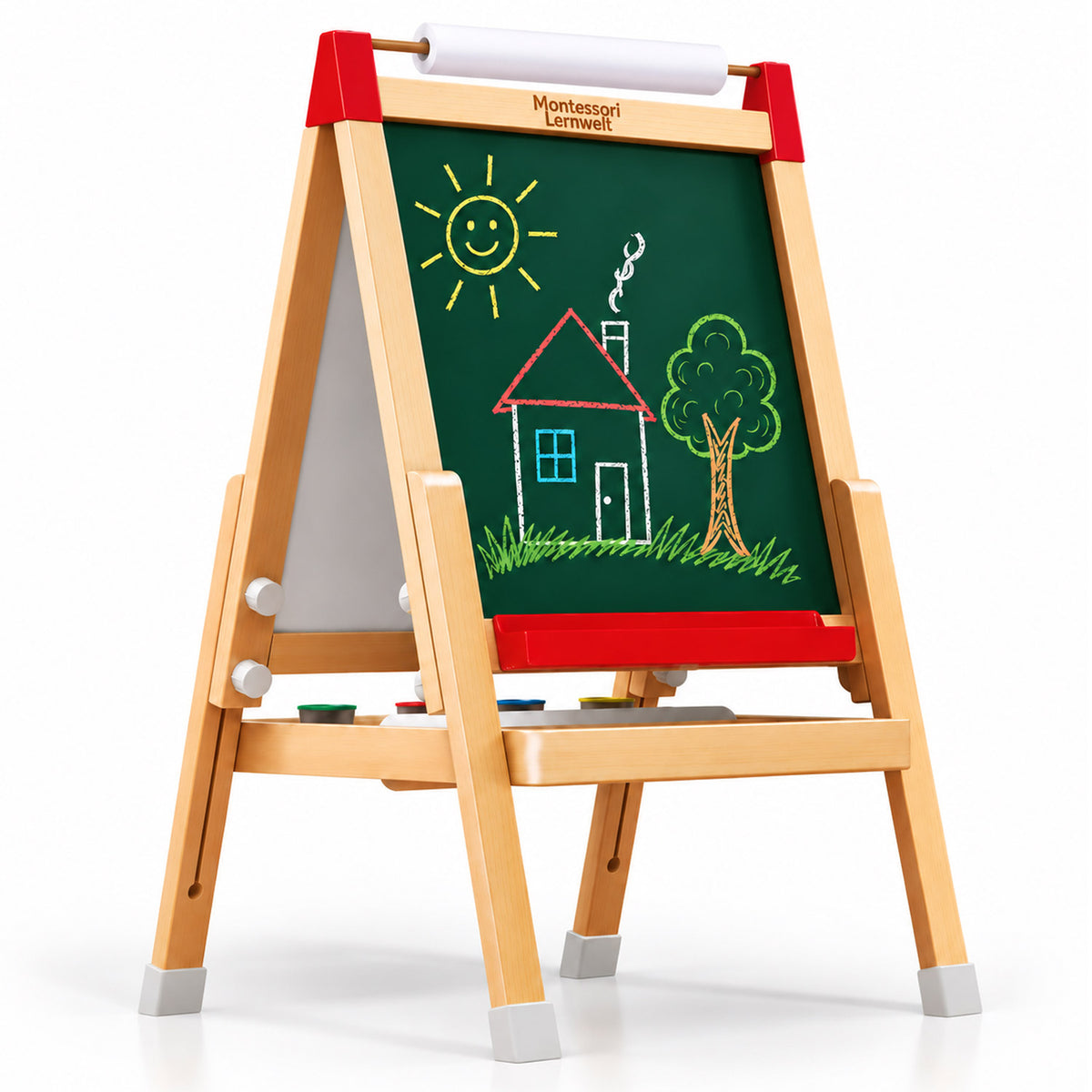 Montessori Kinder Staffelei aus Holz