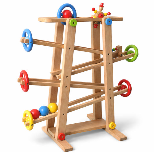 Kugelbahn aus Buchenholz für Kinderzimmer